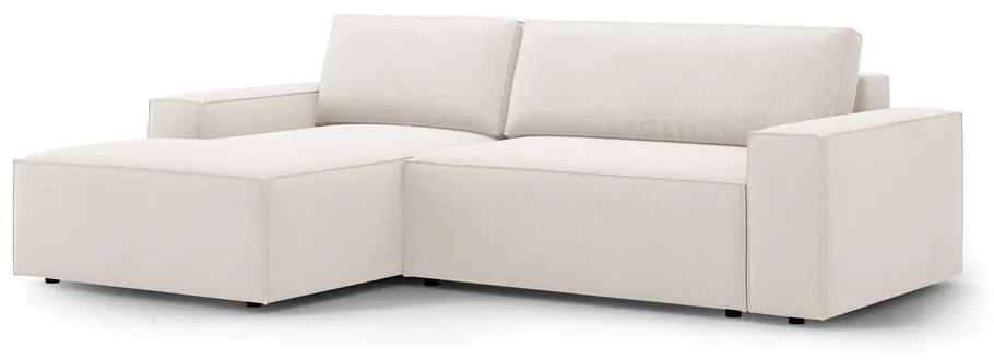 Colțar bej extensibil (cu colț pe partea stângă ) Jodie – Micadoni Home