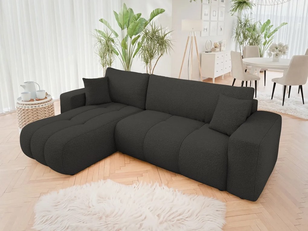 Colțar Lorew (Negru) (cu sp. depozitare). Promo -17%. 1105122