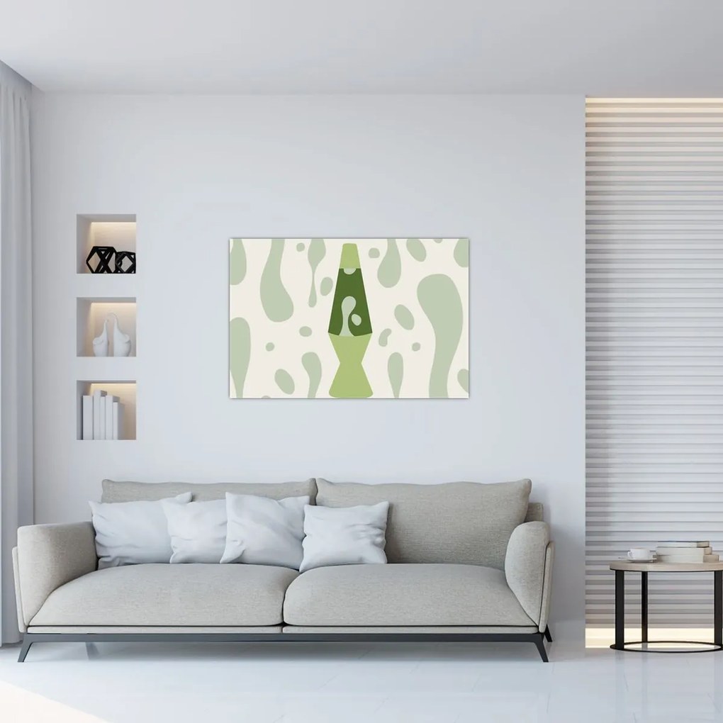 Tablou - Hippies, lampa de lavă (90x60 cm)