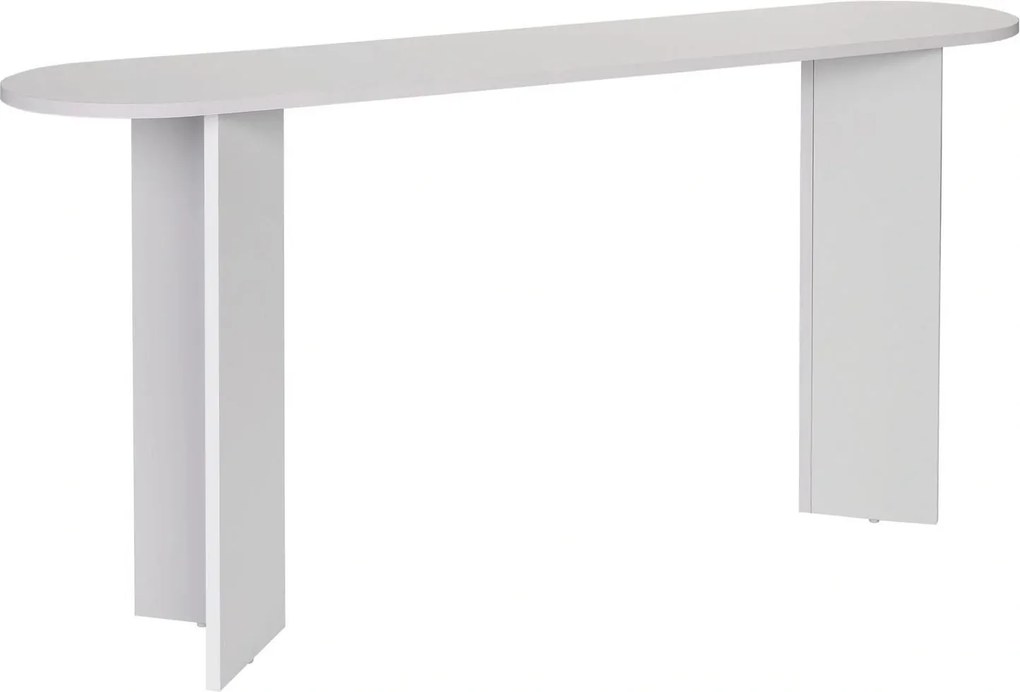 Consola SIRA, alb, PAL, 150x35x75 cm