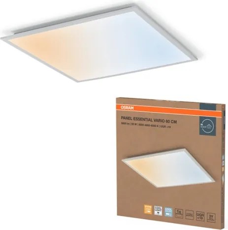 Osram - Panou LED încastrat ESSENTIAL LED/50W/230V 3000/4000/6500K 60x60 cm UGR<19