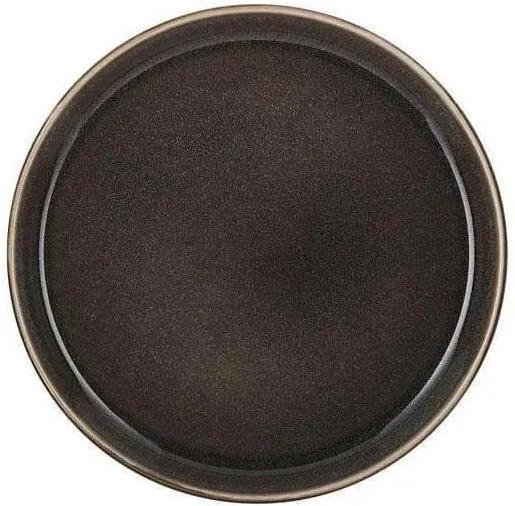 Farfurie din Ceramica Cenusie - Ceramica Cenusiu Diametru(21cm) x Inaltime(2cm)