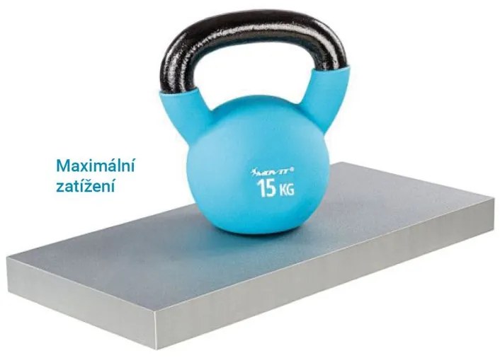 Stilista Raft de perete, alb lucios, 30 cm, 2 bucăți