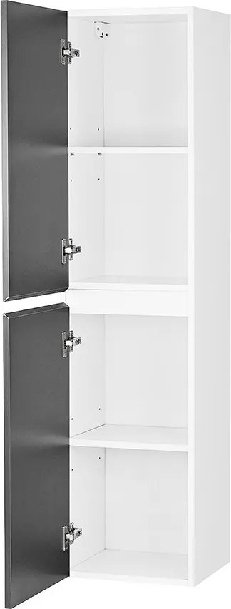 Dulap lateral Vario Forte 35 alb-antracit
