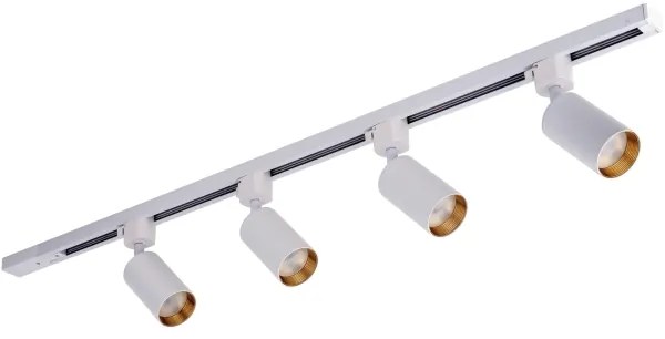 Spot pe șină TRACER 4x GU10/10W/230V, 1 m, alb