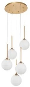 Suspensie moderna 5 becuri G9 Cantona 9960614 Nova Luce