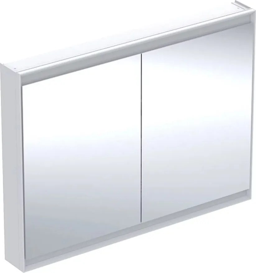 Dulap cu oglinda Geberit One ComfortLight 120 cm alb