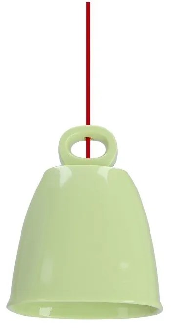 Lustră pentru copii verde cu abajur din ceramică Sewilla – Candellux Lighting