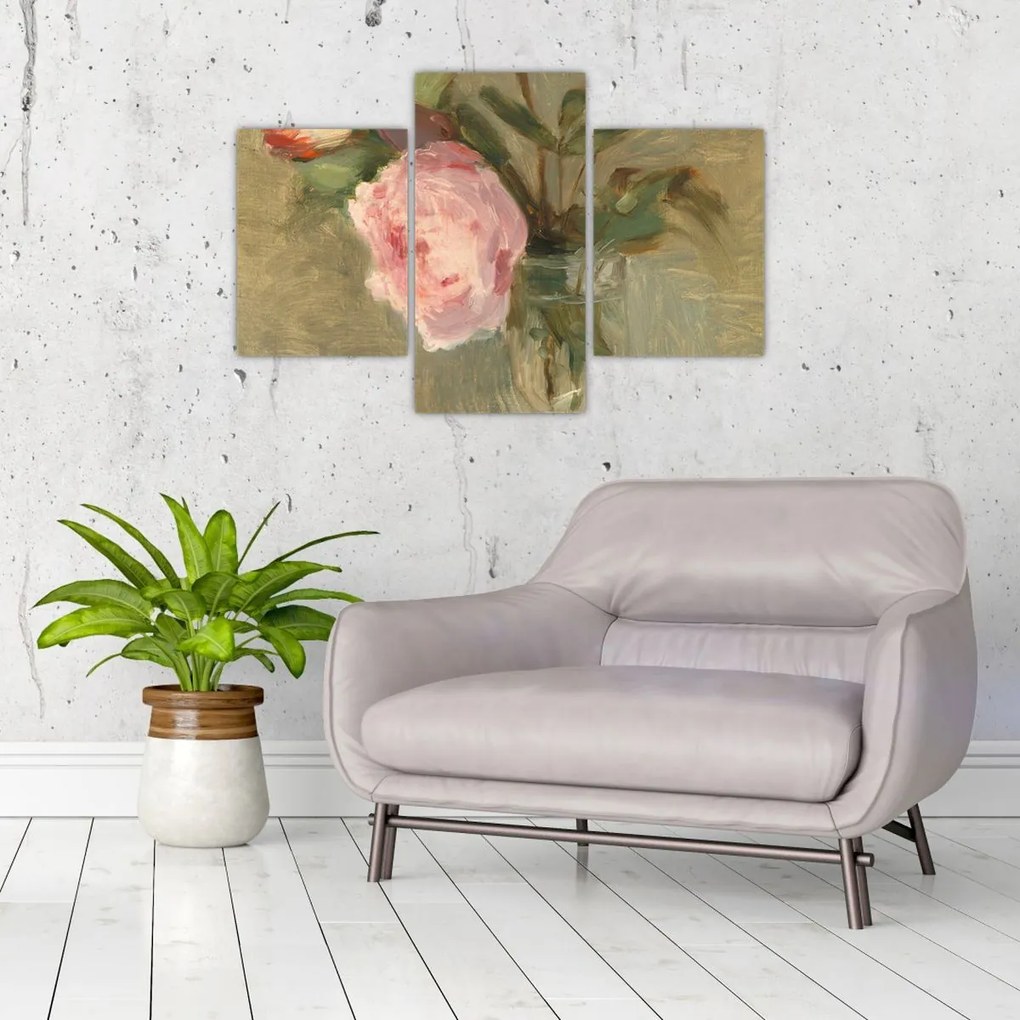 Tablou - Berthe Morisot, Peonies, reproducere (90x60 cm)