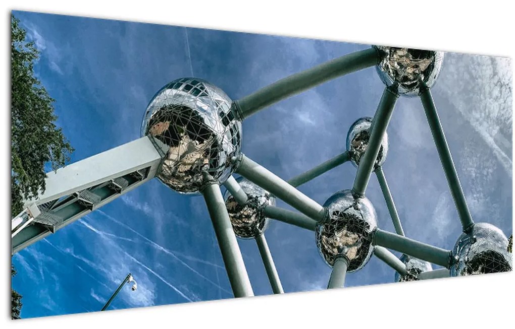 Tablou- atomium la Bruxelles (120x50 cm)