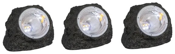 SET 3x corp de iluminat LED solar Globo 3302-3 LED/1,2V IP44