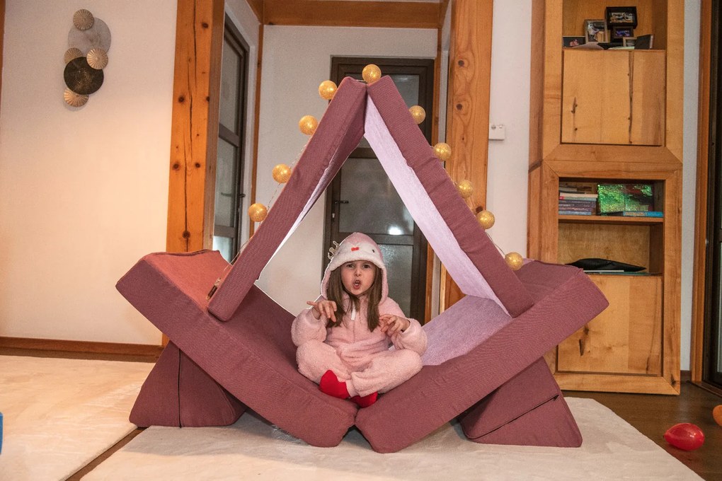 Canapea modulara copii X-jump - Turquoise