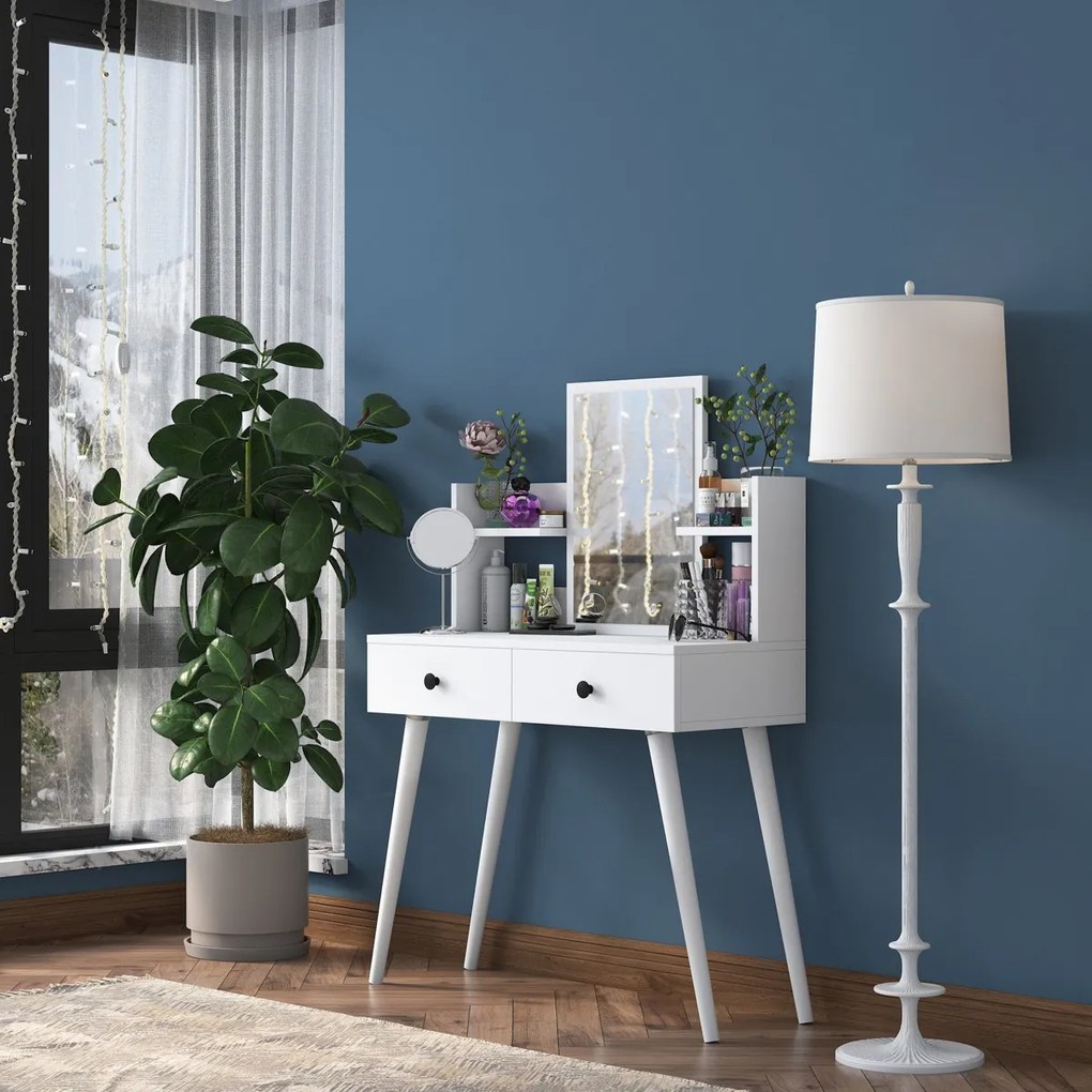 Măsuță cosmetică BJ 102 White