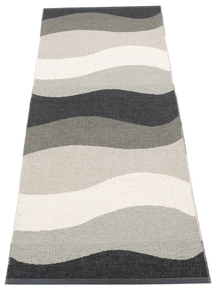 Covor tip traversă pentru interior și exterior gri 70x200 cm Urvi Metal – Pappelina