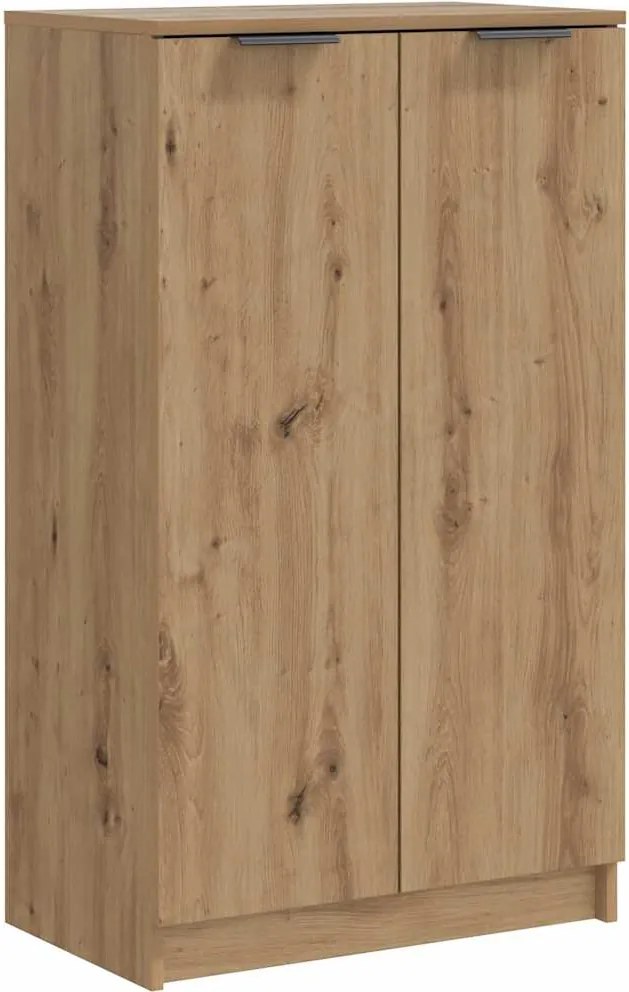 vidaXL Pantofar, stejar artizanal, 59x35x100,5 cm, lemn prelucrat