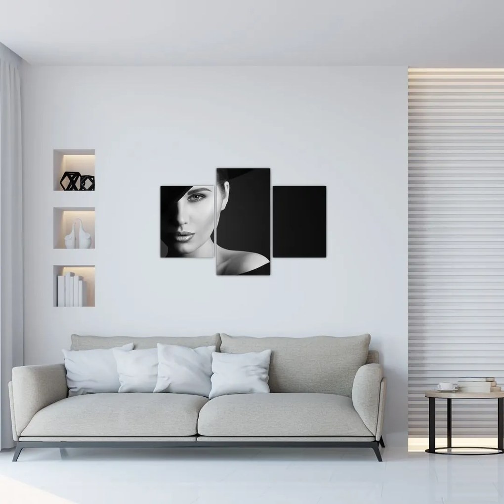 Tablou - Portretul femeii cu pălărie (90x60 cm)