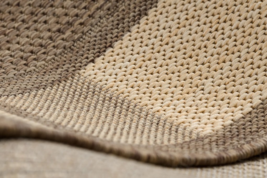 Covor sisal Floorlux 20195 coffee si mais