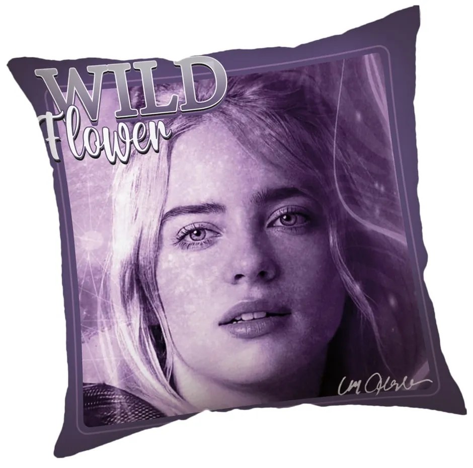 Pernă pentru copii 40x40 cm Billie Eilish – Jerry Fabrics