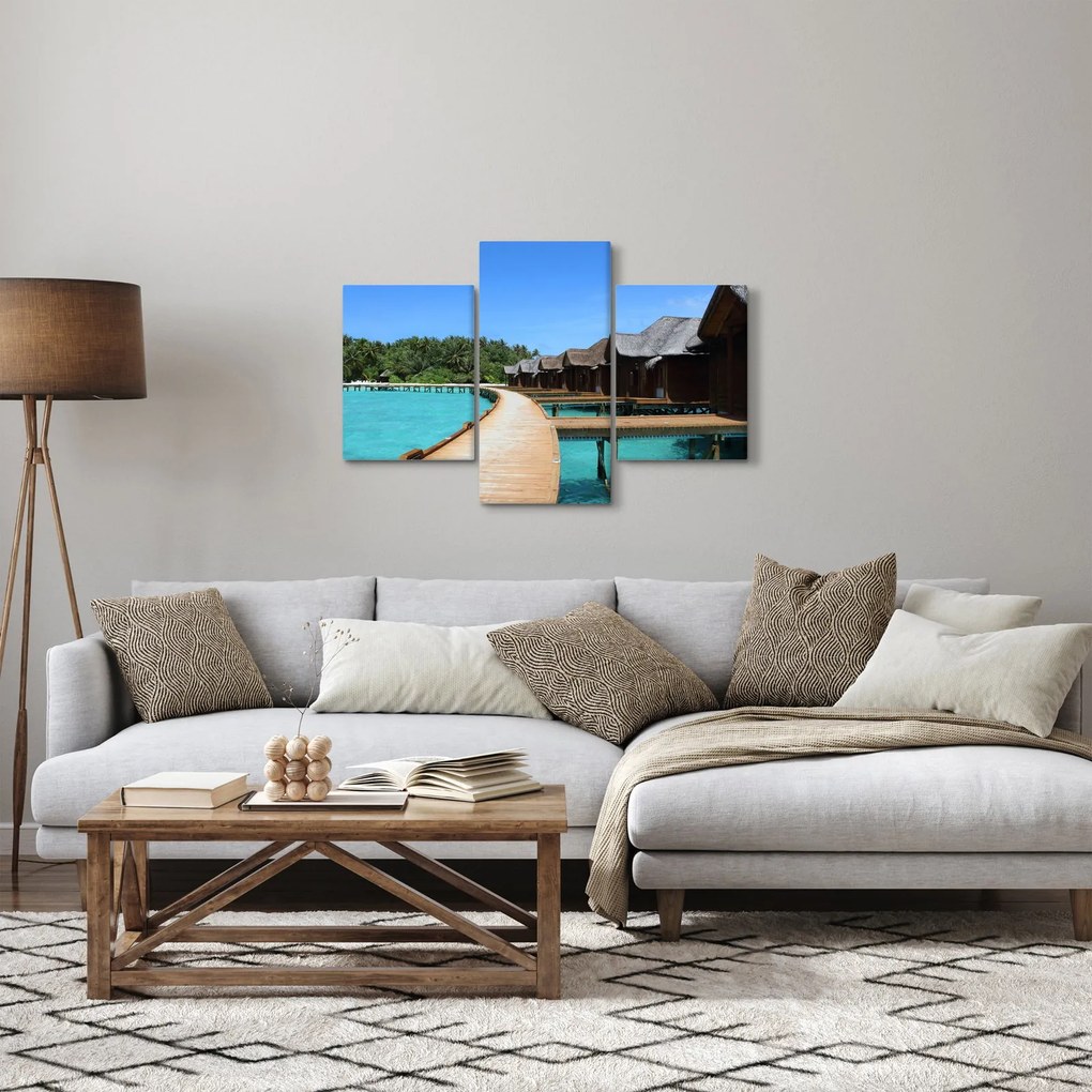 Tablou cu Maledive (90x60 cm)