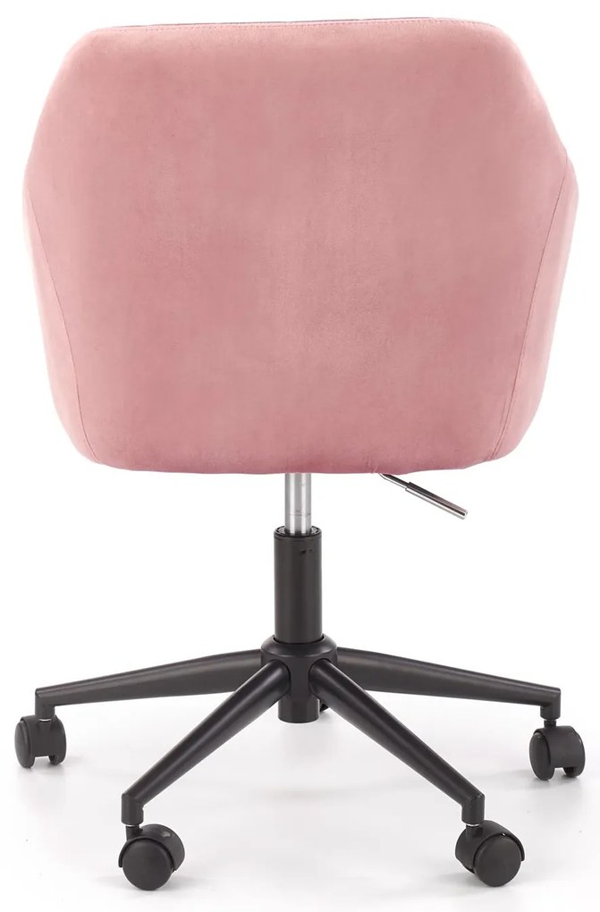 Scaun de birou Catifea Roz, MARIBO VELVET