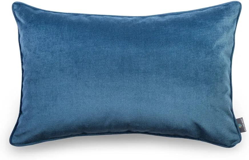 Față de pernă cu suprafață de catifea WeLoveBeds Jeans, 40 x 60 cm, albastru