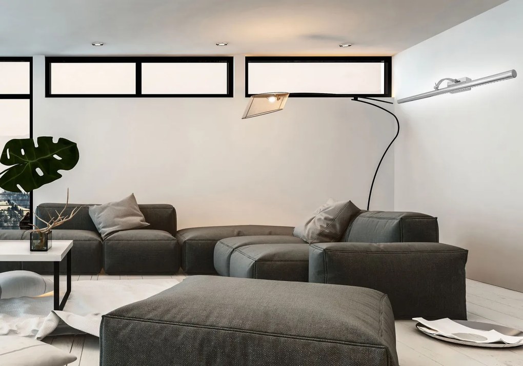 Aplica LED pentru oglinda 15W 106CM APP367-1W argintie
