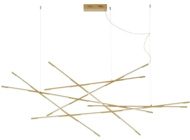 Lustra LED XL suspendata design modern RACCIO aurie