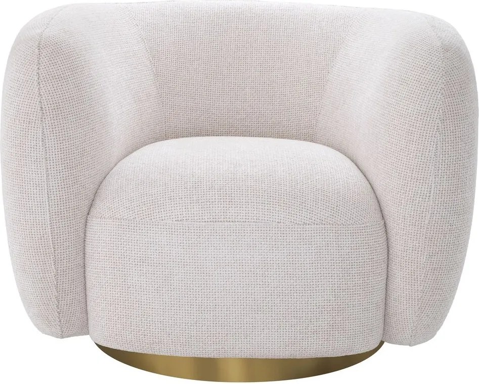 Fotoliu pivotant design elegant Roxy, lyssa off-white 115348 HZ