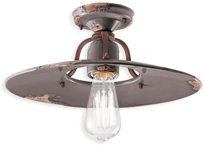 Plafoniera design retro realizata manual din ceramica COUNTRY, 40cm