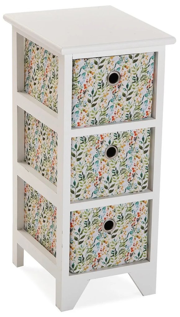 Raft pentru baie cu 3 sertare din lemn 56X30X25