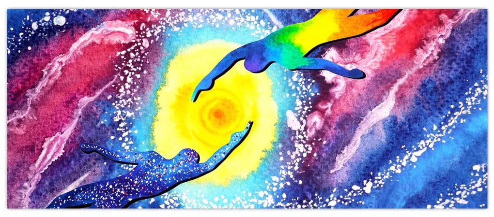 Tablou - Atingere (120x50 cm)