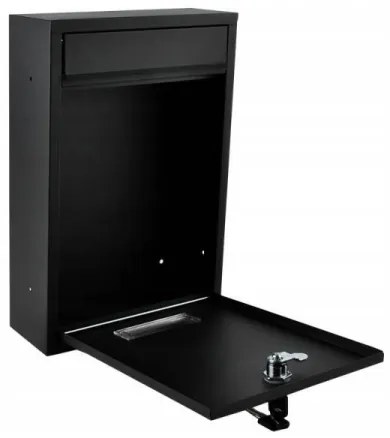 Cutie poștală neagră 21,7x32 cm