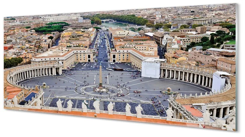 Panouri de sticlă Roma Vatican panoramă pătrat