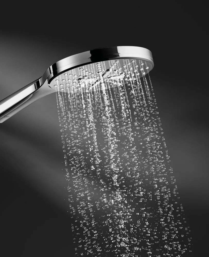 Grohe Rainshower SmartActive 130 Set dus cu bara 90 cm si savoniera, crom