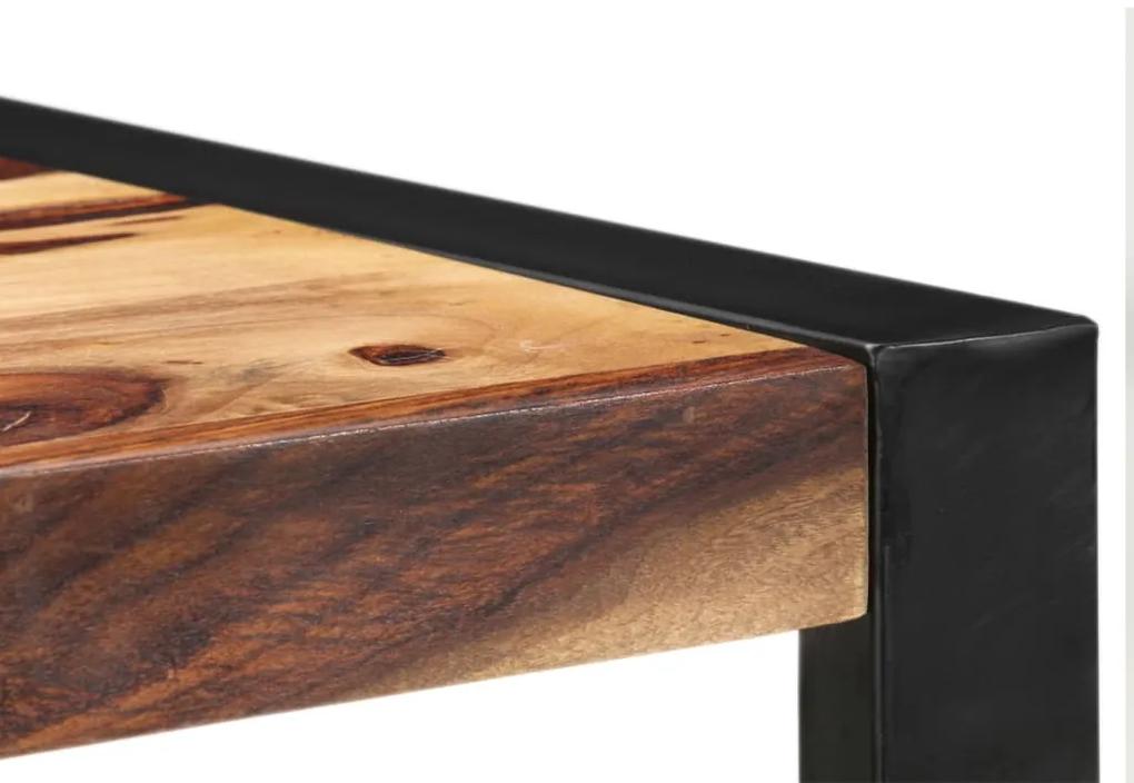 Masa de bar, 60 x 60 x 110 cm, lemn masiv de sheesham 1, Maro, 60 x 60 x 110 cm
