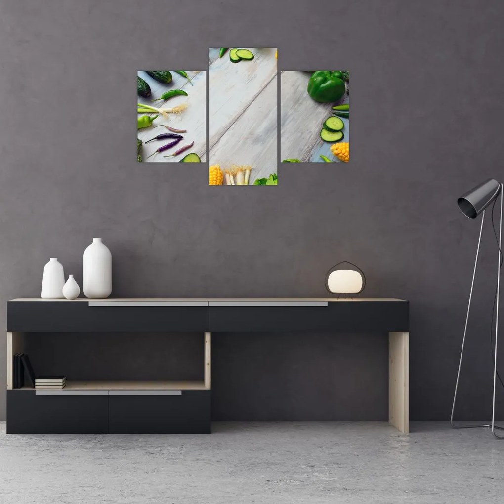 Tablou legumele (90x60 cm)