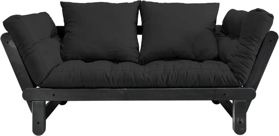 Canapea extensibilă Karup Design Beat Black/Dark Grey