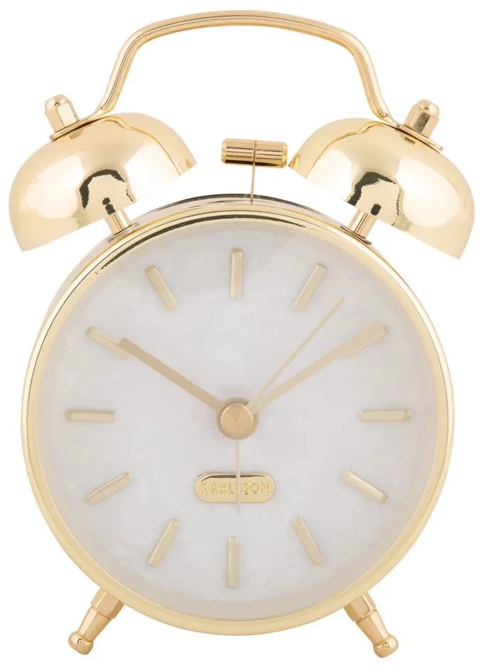 Ceas deșteptător ø 8 cm Pearl Glow – Karlsson