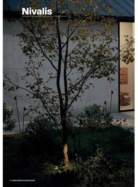 Redo 90713 - Lampă LED de exterior NIVALIS 2xLED/6,9W/230V 3000K 110 cm IP65 verde