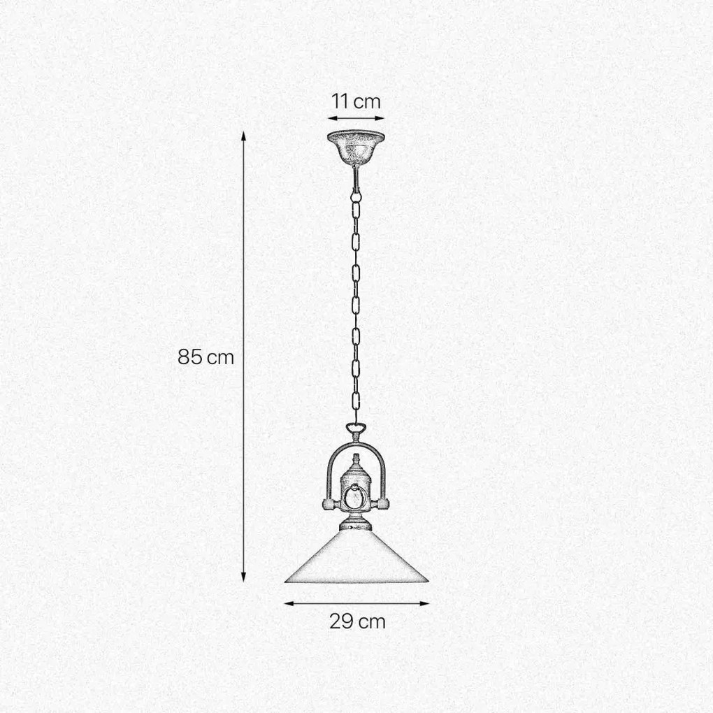 Pendul stil clasic italian din alama Fiordo