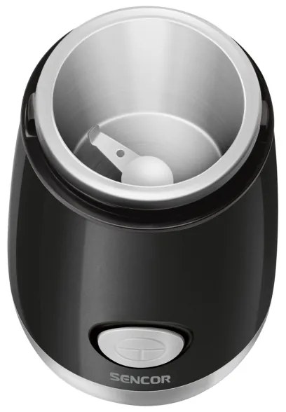 Râșniță electrică pentru boabe de cafea 60 g 150W/230V neagră/crom Sencor