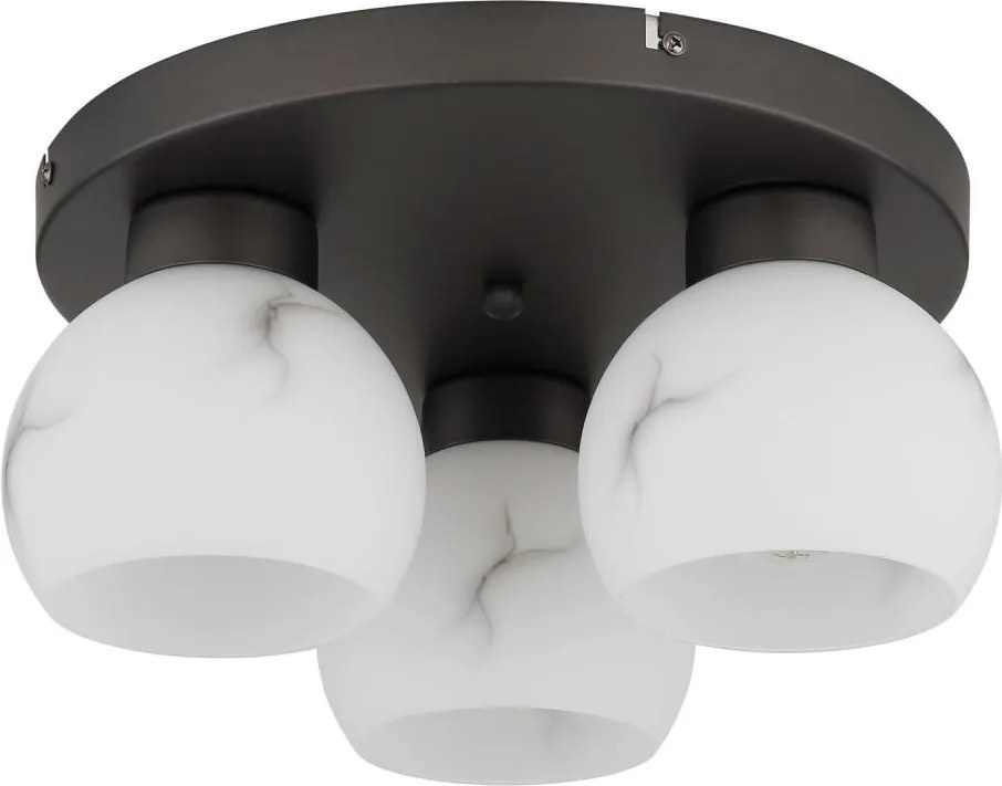 Globo 15999M-3D - Plafonieră RAGUSA 3xE27/60W/230V Ø 31,5 cm