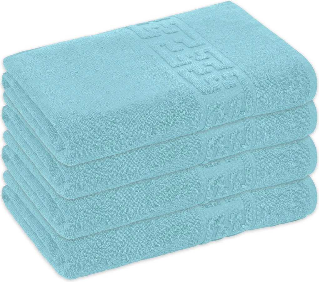 Set 4 Prosoape Baie Bumbac 100%, 550g/m², Greek