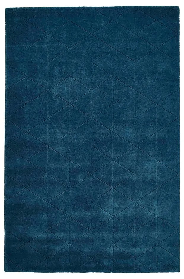 Covor din lână Think Rugs Kasbah, 150 x 230 cm, albastru