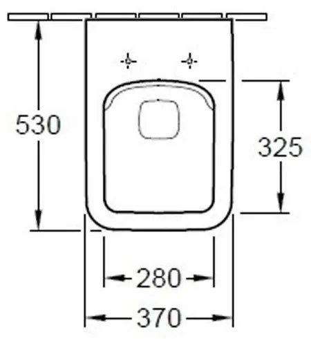 Vas Wc suspendat, direct flush, Venticello, alb, Villeroy  Boch