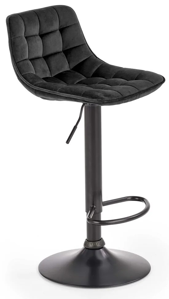 Scaun de bar Kinsley, negru