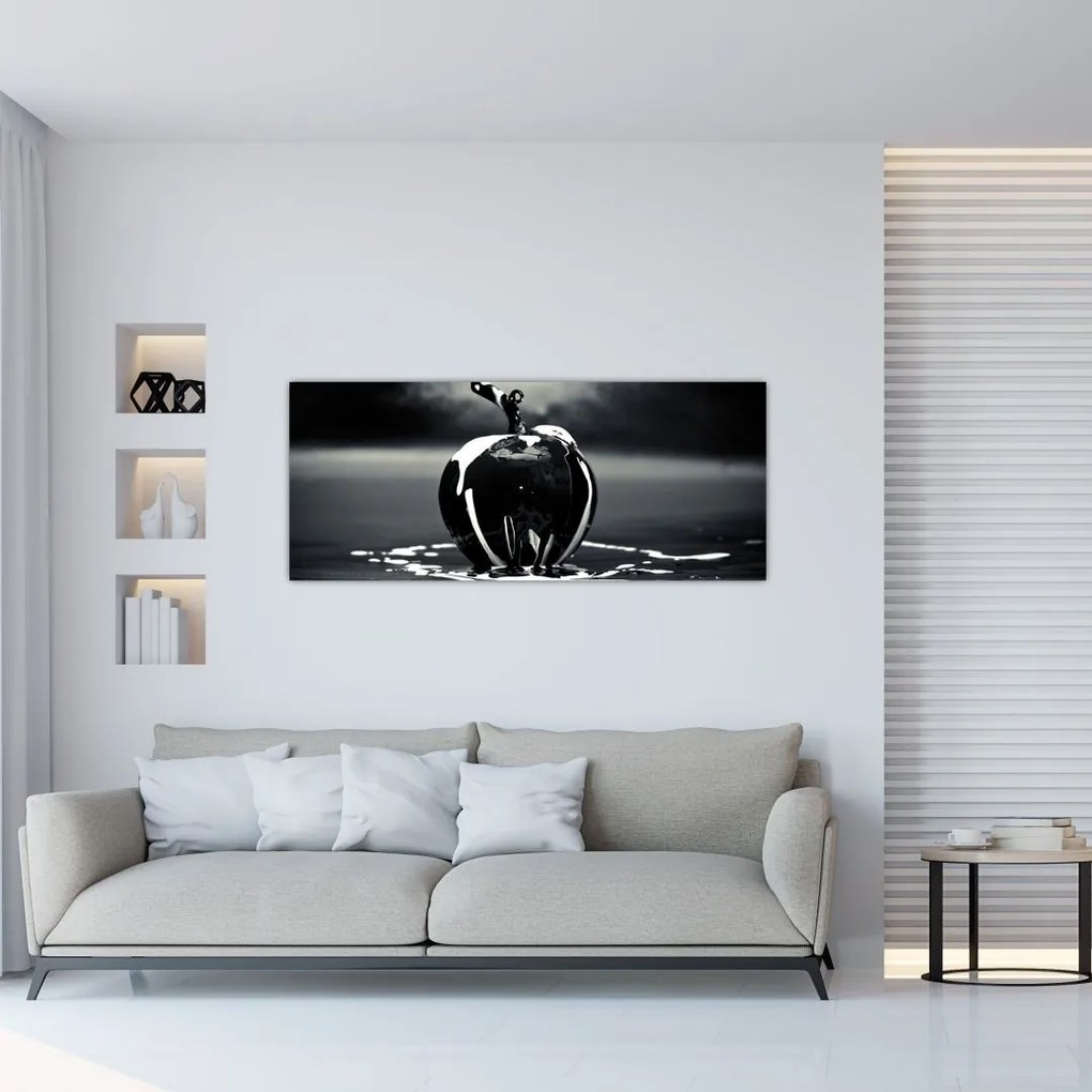 Tablou cu mărul negru (120x50 cm)