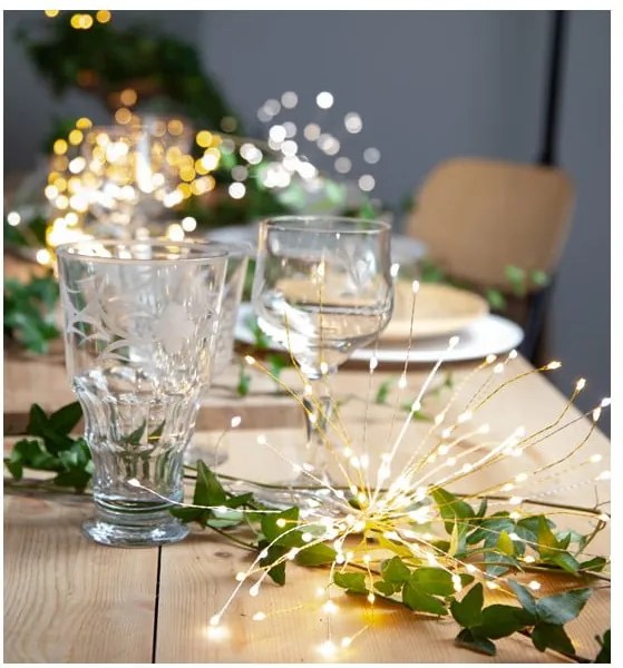 Decorațiune luminoasă cu LED suspendată Star Trading Hanging Firework Light Warm, 60 lumini