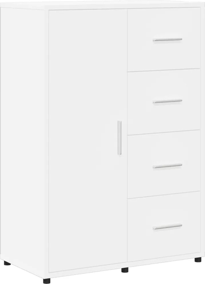 vidaXL Dulap, alb, 60x31x84 cm, lemn prelucrat