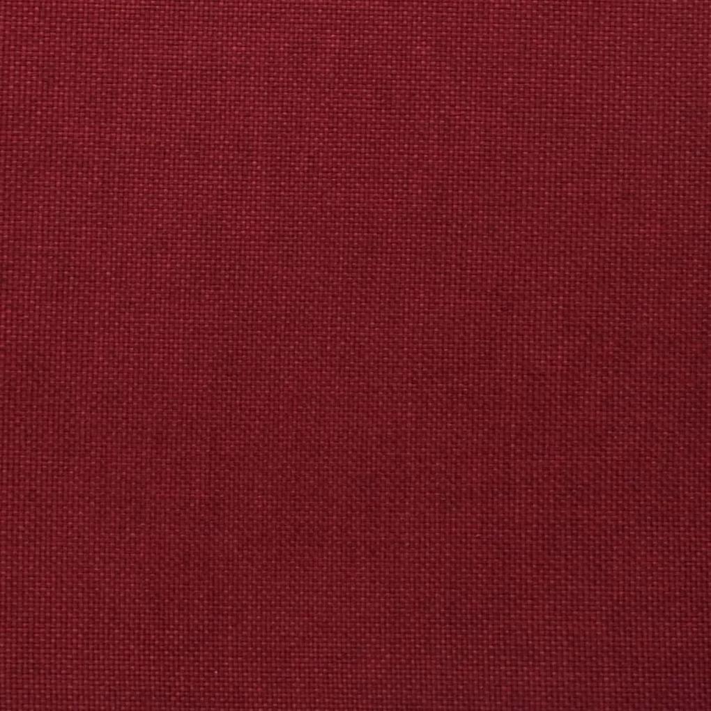 Scaun de birou pivotant, rosu vin, material textil 1, Bordo